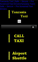 TANZANIA TAXI Cartaz