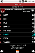 Multiplayer WordFinder screenshot 1