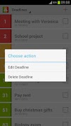 Deadlines Reminder Screenshot 6