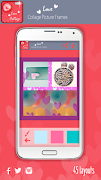 برنامه‌نما Love Collage Picture Frames عکس از صفحه