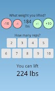 One Rep Maximum - 1RM 스크린샷 1