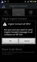 Urgent Contact! lite screenshot 3