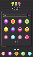 VIVID COLOR STYLE 도돌런처 테마 Screenshot 1