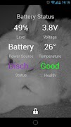 Battery Status Lock Screen plakat