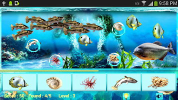 4 Schermata Hidden Creatures Underwater