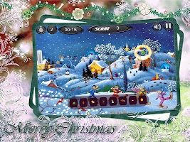 Hidden Objects Christmas Santa poster