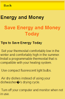 Energy Saving Tips screenshot 1