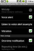 Battery Notification PRO screenshot 2