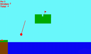 2D Golfing imagem de tela 3