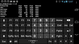 Hacker's Keyboard تصوير الشاشة 1