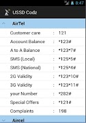 USSD Codz تصوير الشاشة 2