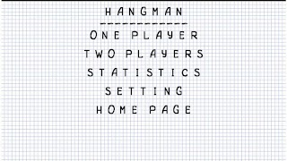 Hangman poster