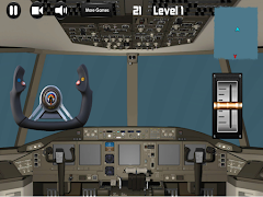 برنامه‌نما Airplane Flight Simulator 3D عکس از صفحه