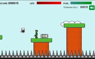 JetPack Kitty Attack Free Ver. captura de pantalla 1
