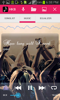 HKB Music Player - Sync Lyrics screenshot 1