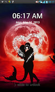 Lock Screen (live heart) syot layar 6