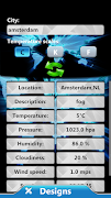 World Weather Clock Widget-poster