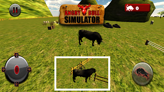 Angry Bull Simulator Game 3D screenshot 2
