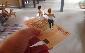 AR Dancing on Paper Money screenshot 2
