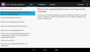 JAVA - Interview Questions Screenshot 7