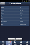 برنامهنما TechniSat DVR عکس از صفحه
