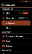 CM10 Theme DeepOrange screenshot 1