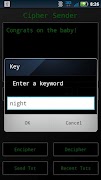 Cipher Sender syot layar 2