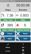 Walk Pedometer - Step Log 스크린샷 1