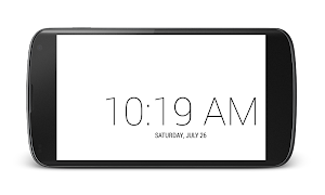 Fullscreen Clock تصوير الشاشة 1