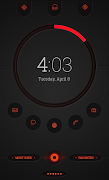 برنامه‌نما Dark Orange Theme عکس از صفحه