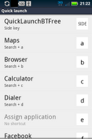 QuickLaunchBT Free (Droid Pro) screenshot 1