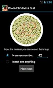 1 Schermata Color Blindness Test