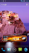 Beautiful Weather Clock Widget скриншот 4