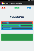 HTML Color Picker स्क्रीनशॉट 1