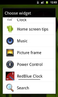 1 Schermata RedBlue Clock
