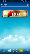 Rosa: tiempo & reloj widget captura de pantalla 4