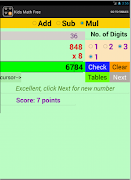 Kids Math Free تصوير الشاشة 5