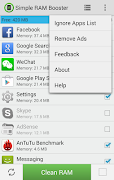 Simple RAM Booster syot layar 3