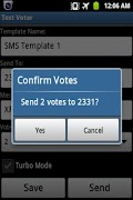 Text Voter screenshot 1