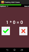 Freaking Math Game ภาพหน้าจอ 1