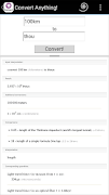 Convert Anything - Units+Stats تصوير الشاشة 6