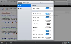 SEOquake screenshot 2