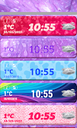Clock Weather For Girls screenshot 5