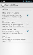 Rex Light Meter captura de pantalla 3