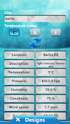پوستر Awesome Weather Clock Widget