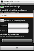 Webby Webcam Widget تصوير الشاشة 1