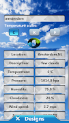 Wetter uhr widget kostenlos Plakat