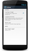 برنامهنما App Usage Logger عکس از صفحه