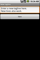Tagline screenshot 1