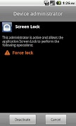 برنامه‌نما Screen Lock عکس از صفحه